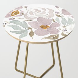 Anna Maria Floral Painting Side Table