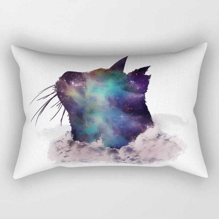 unicorn cat Rectangular Pillow