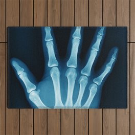 Hand X-Ray Outdoor Rug