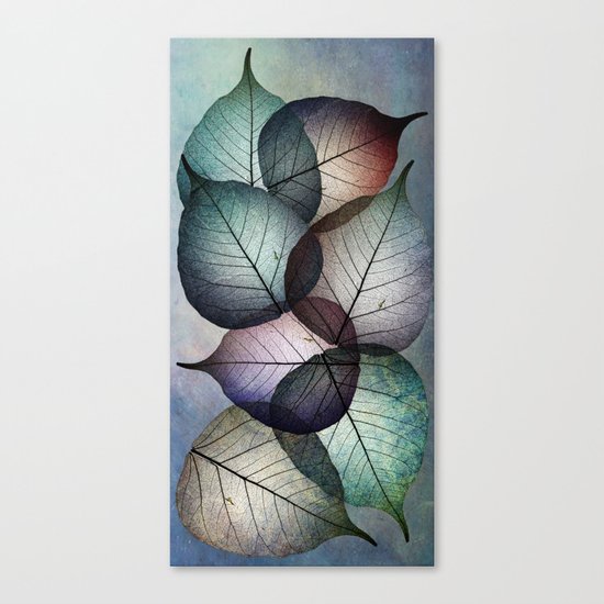 Autumn skeletons Canvas Print
