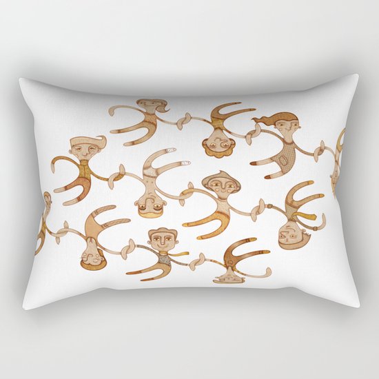 People Rectangular Pillow