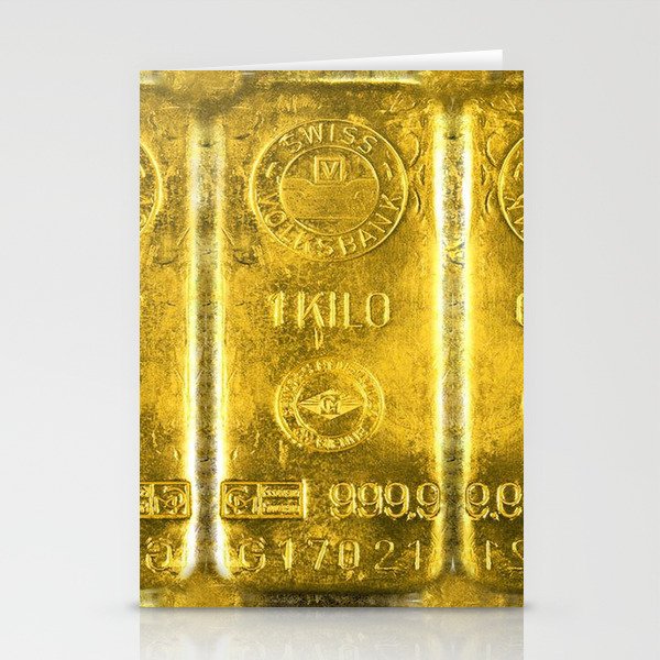 Gold Bar 02 Stationery Cards