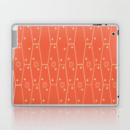 Mid-Century Modern Elongated Hexagon Atomic Star Pattern 1.0 Laptop Skin