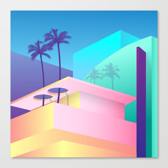 Pastel Paradise #006 Canvas Print