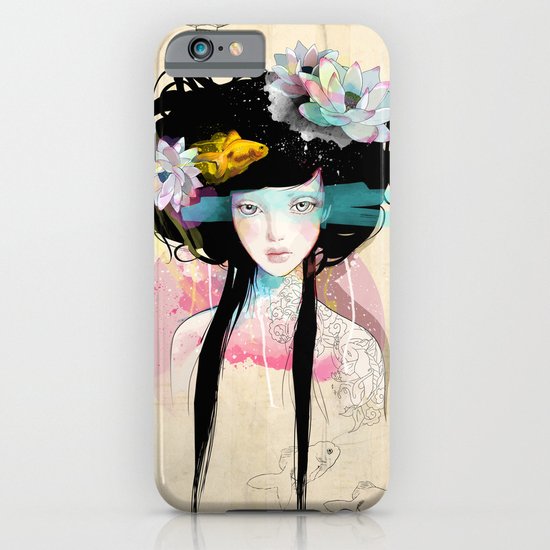 Nenufar Girl iPhone & iPod Case