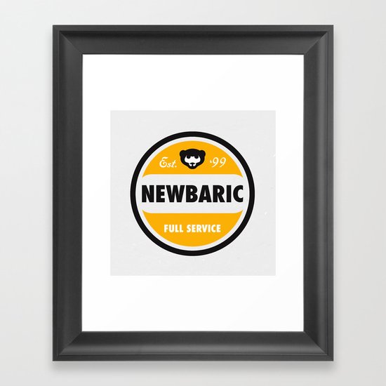 NEWBARIC SINCE '99 Framed Art Print
