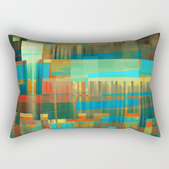 finding a balance Rectangular Pillow