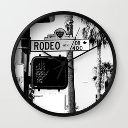 Rodeo Drive Wall Clock