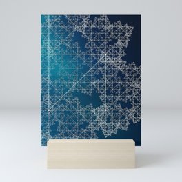 fractal triangles Mini Art Print