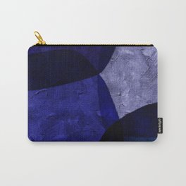 BLUE COLORS MINIMALIST ABSTRACT ART - #03 by Seis Art Studio Carry-All Pouch