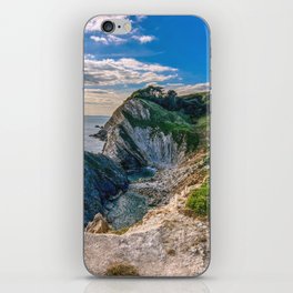 Jurassic pit (Stair Hole, Lulworth Cove) iPhone Skin