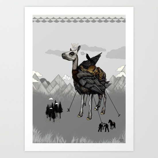 The Capture of the Feather King Art Print