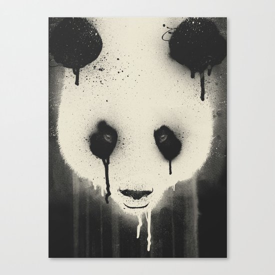 PANDA STARE Canvas Print