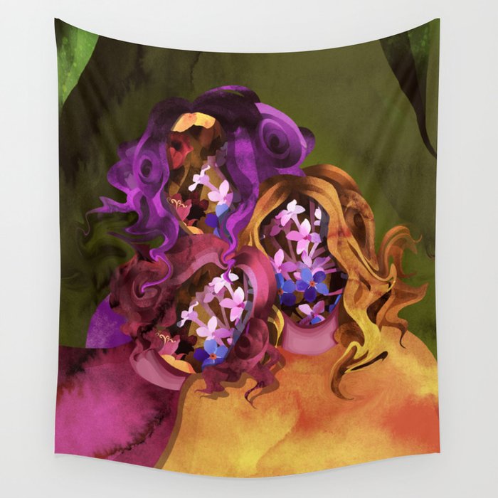 a bouquet of friendship Wall Tapestry
