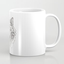 Geometric Wolf Coffee Mug