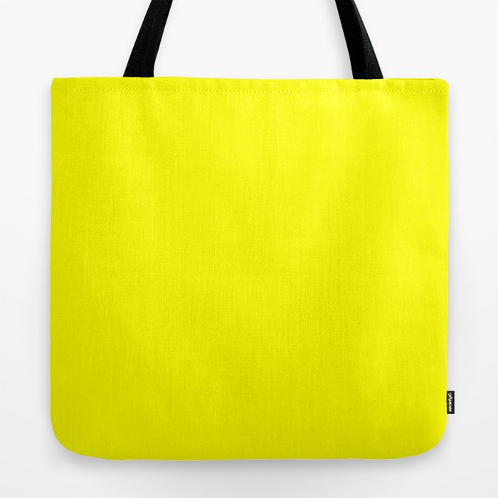 Neon yellow deals tote bag