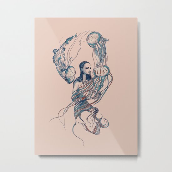 Jellyfish Metal Print