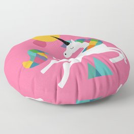 To be a unicorn Floor Pillow