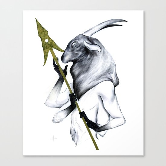 A Forest's Guardian Canvas Print