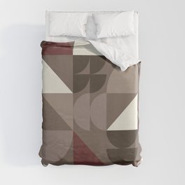 Geometrical modern classic shapes composition 19 Duvet Cover