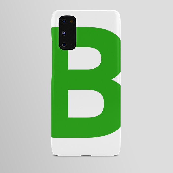 Letter B (Green & White) Android Case