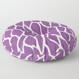 Bark Texture Purple Floor Pillow