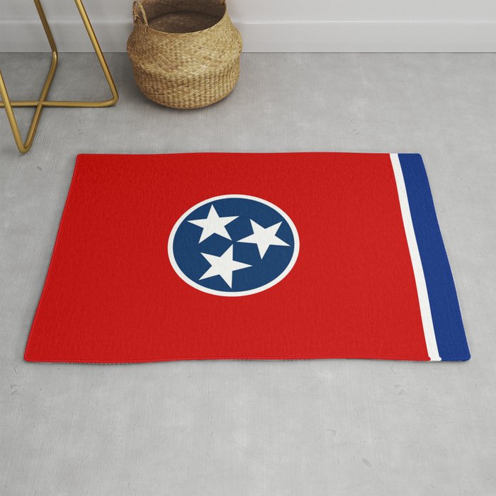 Tennessee State flag Rug