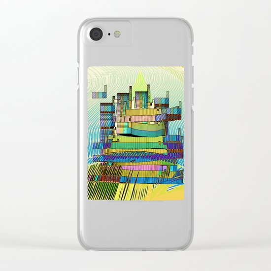 LIVING in MARS / Building 06-07-16 Clear iPhone Case
