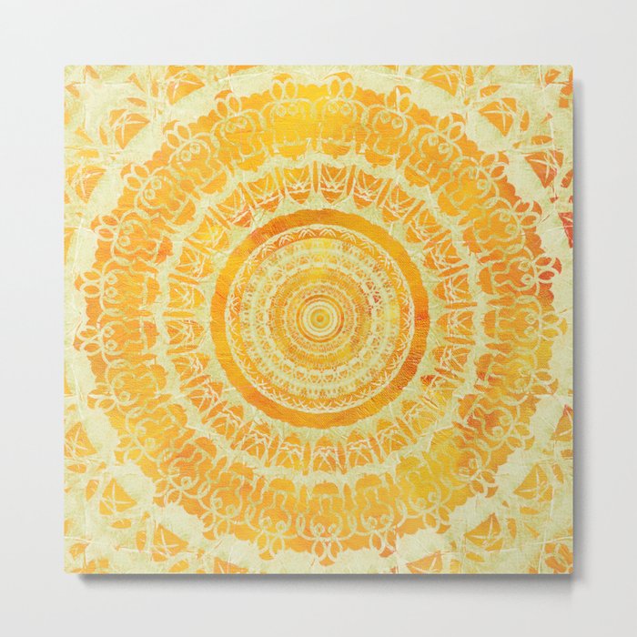 Sun Mandala 4 Metal Print