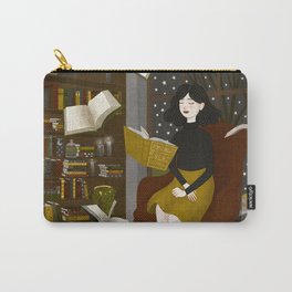 floating books Carry-All Pouch