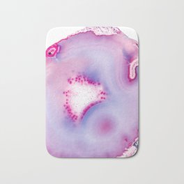Agate - pink violet Bath Mat