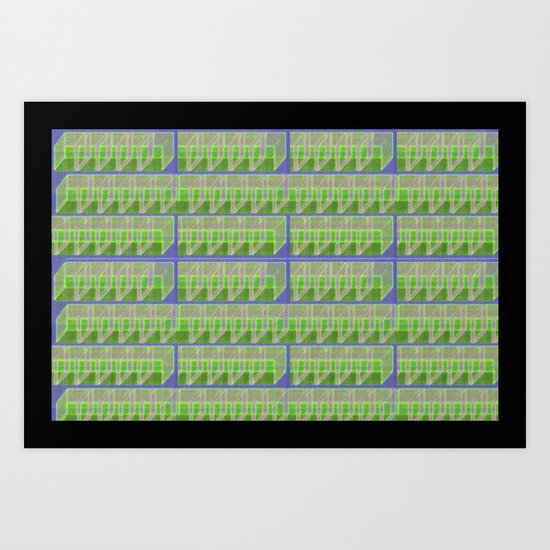 Squared Art Print