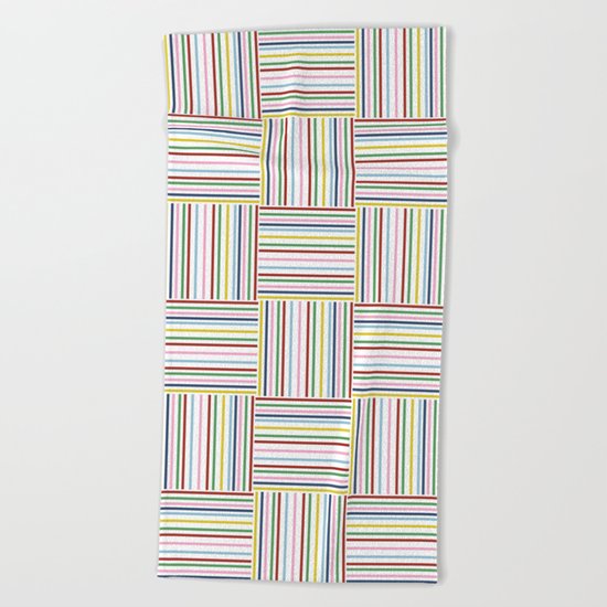 Basket Weave Beach Towel