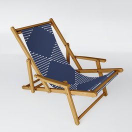 Geo (Navy) Sling Chair