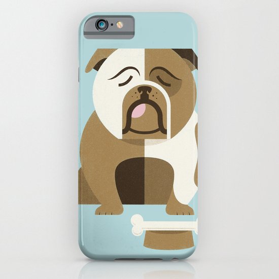 Bulldog - Blue Variant iPhone & iPod Case