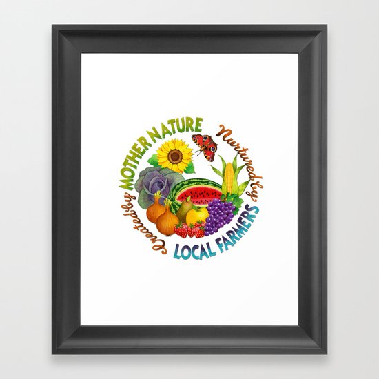 Created by Mother Nature.... Framed Art Print