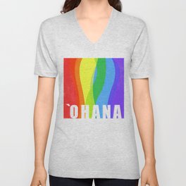 Ohana Pride V Neck T Shirt