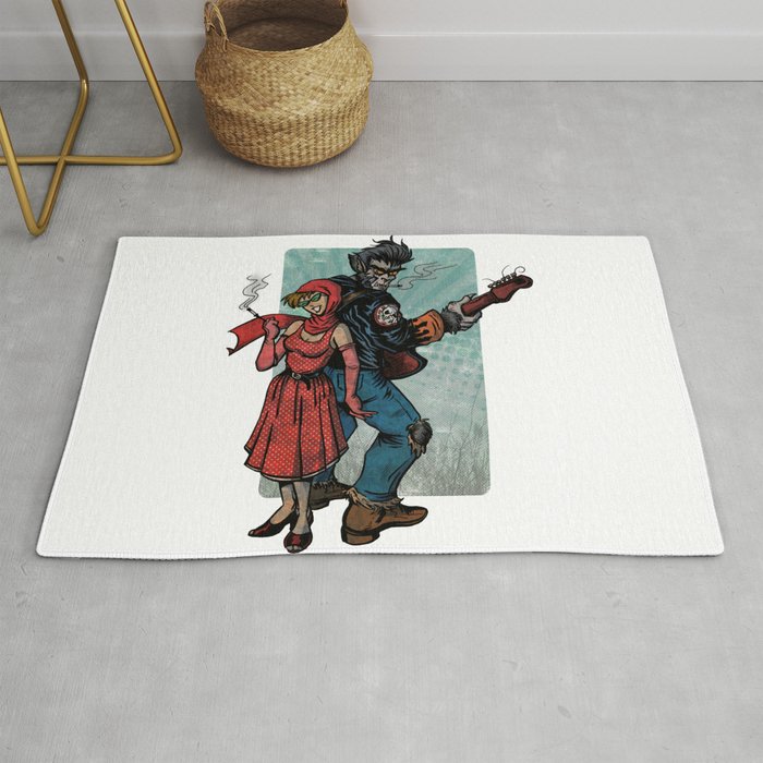 Ginny & Clutch (Little Red Riding Hood Reloaded) Rug