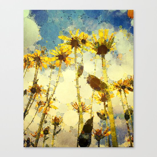 Her Thoughts Were Happy and So Was Her Life Canvas Print
