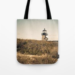 Nantucket Lighthouse Tote Bag
