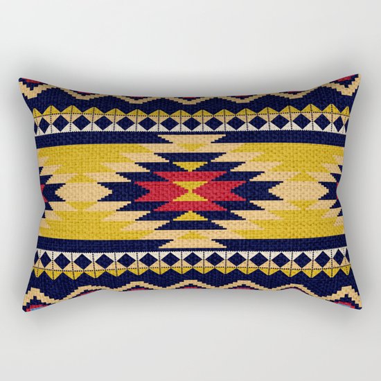 Aztec pattern Rectangular Pillow