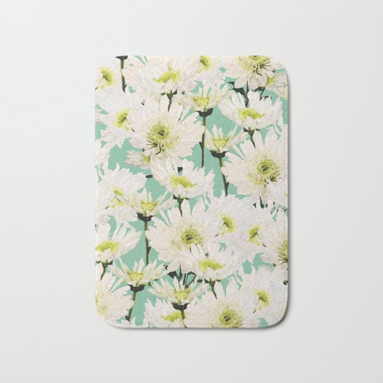 Gerbera #society6 #decor #buyart Bath Mat