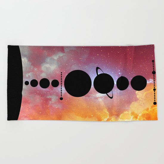 Solar System vol 1 Beach Towel