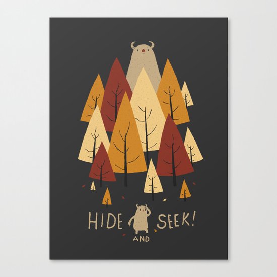 hide and seek Canvas Print