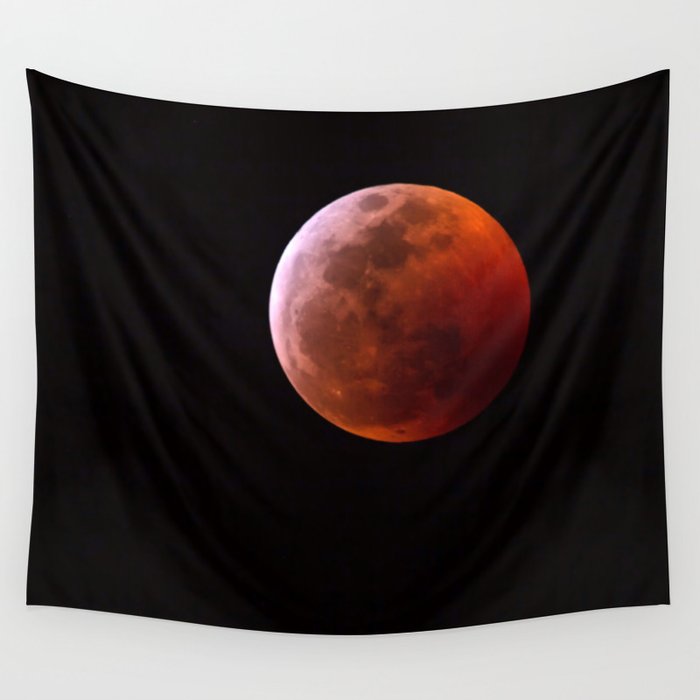 Super Blood Wolf Moon Wall Tapestry