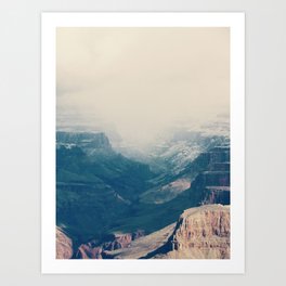 Grand Canyon After Snow Art Print