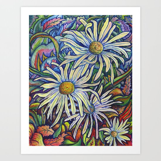 Wild Daisies Art Print