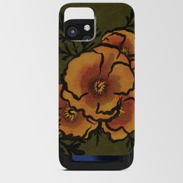 California Poppies iPhone Card Case