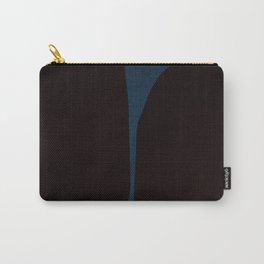BLUE ORANGE COLORS MINIMALIST ABSTRACT ART - #02 by Seis Art Studio Carry-All Pouch