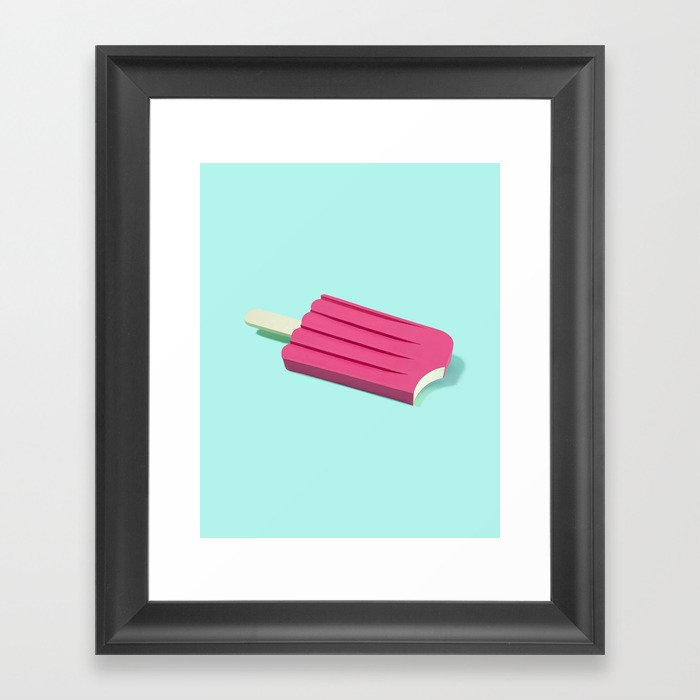 Ice Cream Framed Art Print
